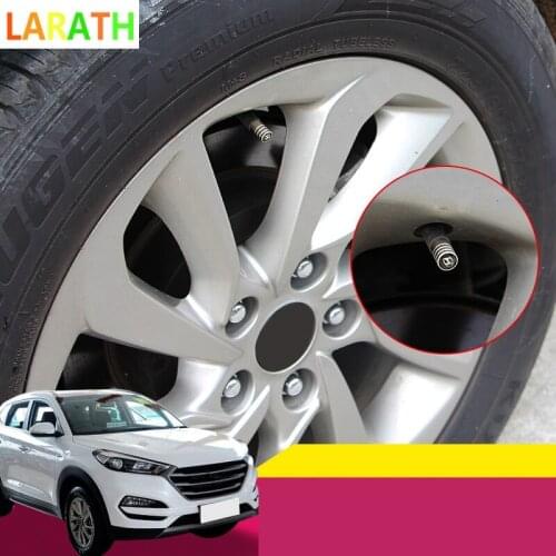 4pcs/set For Hyundai Tucson 2015-2018 Universal Car Truck Motorcycle Tyre Tire Valve Core Caps Wheel Valve Stem Cap Dust Cover