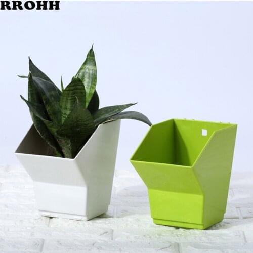 Garden Plastic Outdoor Flower Pot Three-dimensional Vertical Green Three-dimensional Combination Plant Wall Hanging Flower Pot