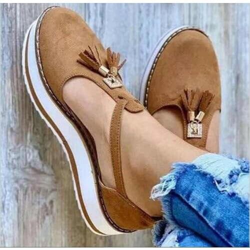 2021Women Spring Summer Sandals Flat Casual Fashion Thick Bottom Platform Sandals Outdoor Comfort Flock Sandalias