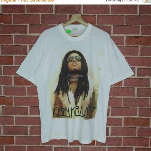 Vintage Lenny Kravitz American Singer Songwriter Promo Music T shirt Size L