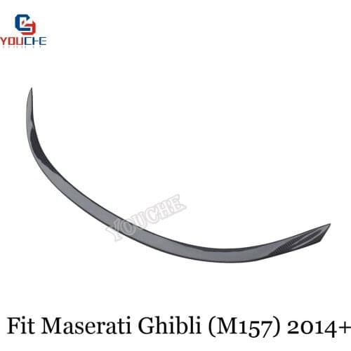 Carbon Fiber Rear Spoiler Trunk Wing for Maserati Ghibli M157 4-door Sedan 2014 - 2018 Trunk Boot Lip