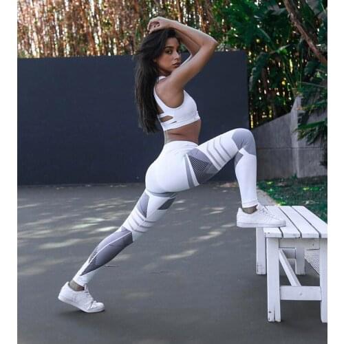 Women Leggings High-waisted Push Up tretchy Print Yoga Pants Gym Sport Breathable Tights Summer Cardio Seamless Leggings Women