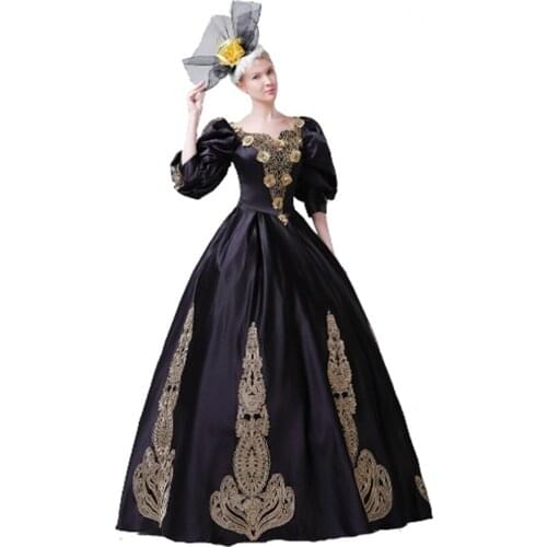 Princess Renaissance Costume Womens Dress Outfits Party Costume Masquerade /Ball Gown Court Formal party dress
