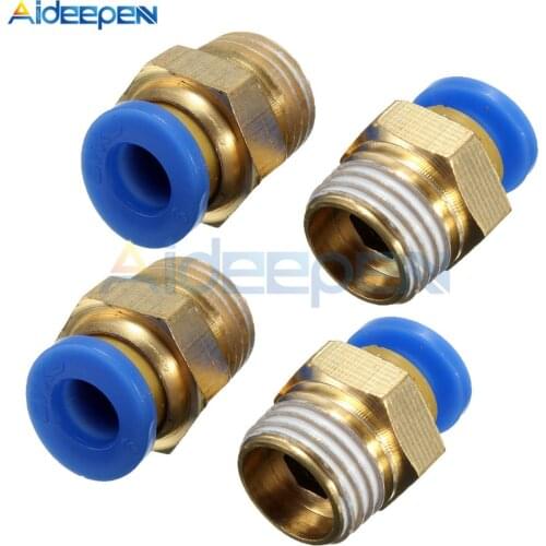 1/4" BSP Male to 8mm Straight Push In Fitting, Pneumatic Connecter Adaptor