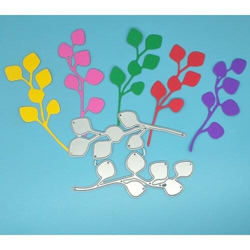 2 exquisite leaf metal cutting die for DIY scrapbook, card making, photo album, embossing crafts, photo frame decoration