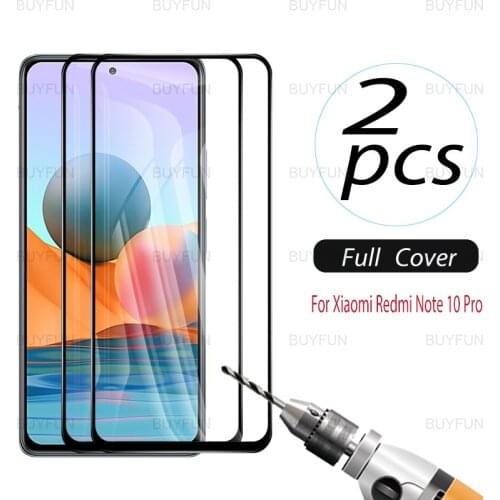 2pcs For Xiaomi Redmi Note 10 Pro hd safety anti-scratch protective glass for xiaomi redmy note 10 pro 6.67 inch safety glass