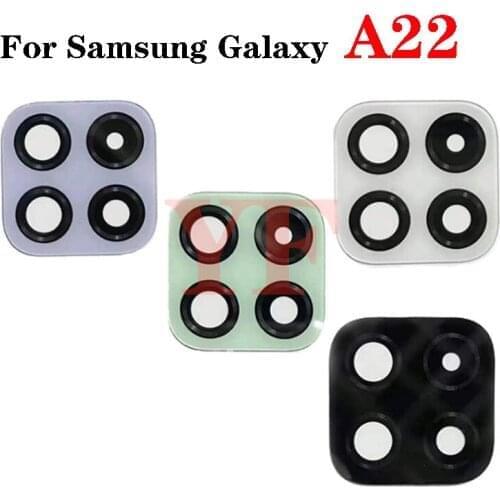 20pcs For Samsung A01 A02 A02S A22 A42 A11 M11 A01 core A013 A125 A215 Rear Back Camera Glass lens Cover with Adhesive Sticker