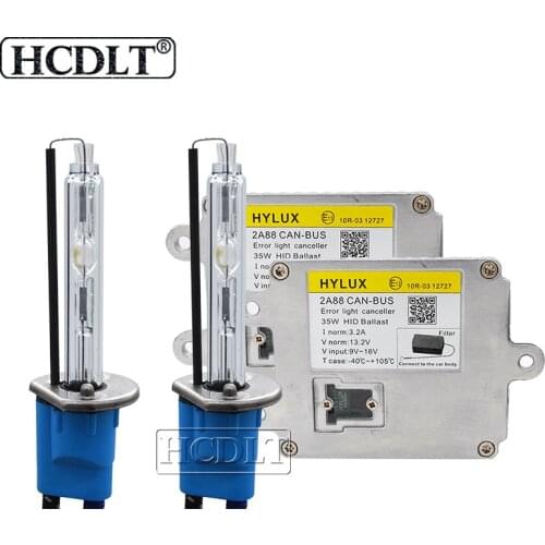 2021 HCDLT Premium 35W Xenon H7 Canbus HID Kit 5500K H1 H11 9005 9006 9012 D2H Auto Headlight Bulb 2A88 Hylux Canbus Ballast Kit