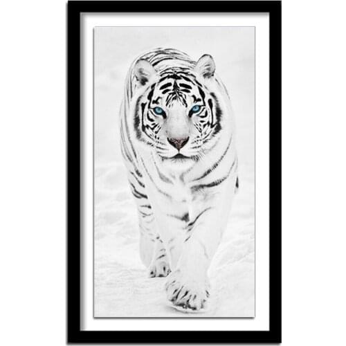 Diamant painting Diamond Embroidery Sale Animal 5D DIY Diamond Painting Tiger Cross Stitch Picture diamond round Kit