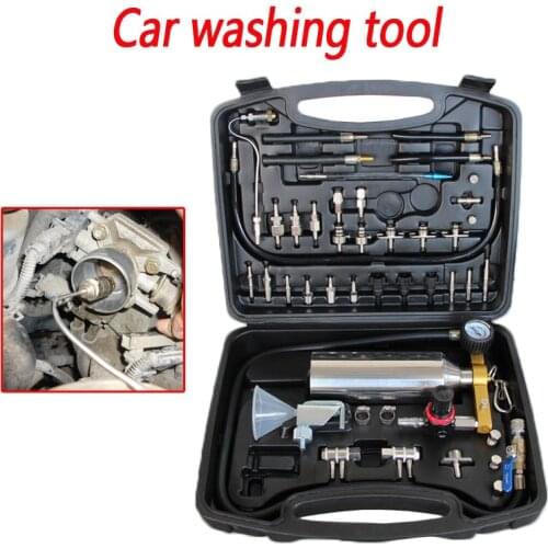 1PC Automotive Fuel Nozzle No Disassembly Cleaning Bottle Washing Machine Portable Fuel System Cleaning Machine Cleaning Tools