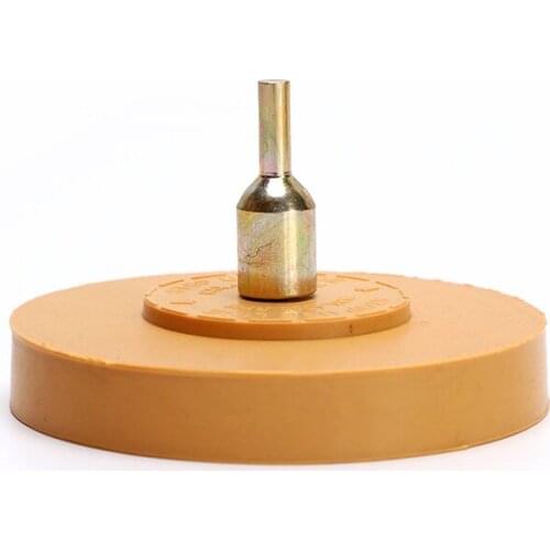 4 Inch Car Rubber Eraser Wheel Pad Adhesive Vinyl Sticker Remover Glass Glue Cleaner Auto Repair Polish Paint Tool