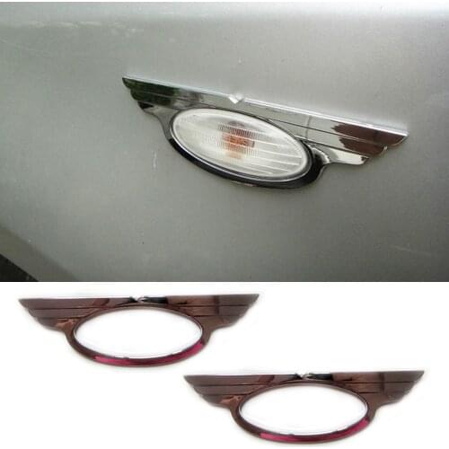 For Nissan Juke 2010-2018 ABS Chrome Side Turn Signal Light Trim Cover Molding Garnish Decoration 2011 2012 2013 2014