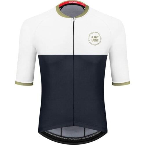 Kapvoe Cycling Jersey Men Quick-Dry short sleeves Bicycle Clothing Bike Wear Cycling Set Breathable Short Sleeve MTB Shirt Bibs