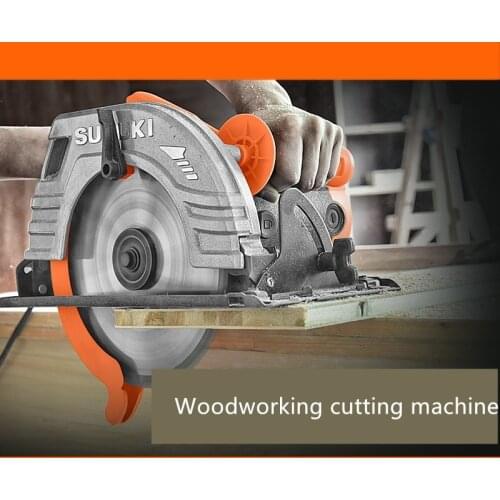 Electric Corded Circular Saw Wood Cutting Tool Multi-function Cutting Machine Woodworking DIY Model Household Circular Saw