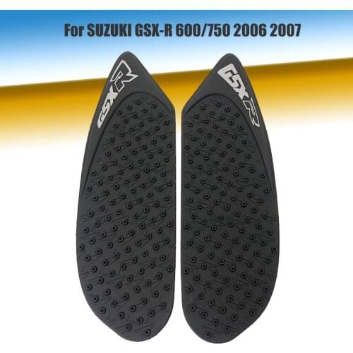 GSX-R 600 GSXR 750 Anti slip Fuel Tank Pads Side Gas Knee Grip Traction Pad For SUZUKI GSX-R 600 GSXR 750 2006 2007 Motorcycle