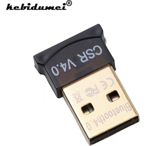 Kebidumei Mini Bluetooth USB Adapter CSR V 4.0 Dongle Dual Mode Wireless Bluetooth USB 2.0/3.0 3Mbps For Windows XP Vista Win 7
