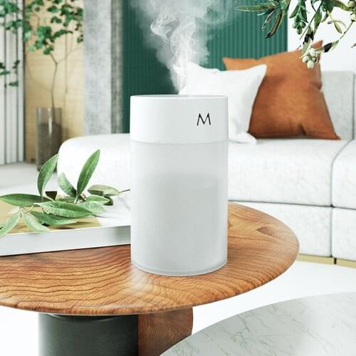Mini USB Ultrasonic Humidifier 2W 260/360ml Adjustable Home Car Mist Diffuser Portable Air Humidifier With Colorful Night Light