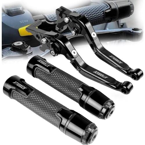 Motorcycle CNC Aluminum Brake Clutch Lever Adjustable Handle Grips FOR YAMAHA XT1200Z ZE SUP 2010-2018 XT1200ZE 2017 2016 2015