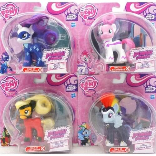 Hasbro My Little Pony Power Ponies Applejack Rainbow Dash Rarity Pinkie Pie Magic Suit Toy