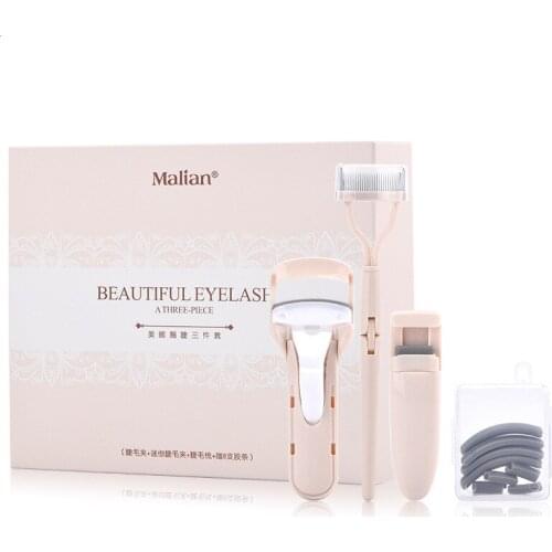 Eyelash Curler Set Curling Long-lasting Stereotype Eyelash Curler Extension Appilicator Comb Eye Makeup Tool Accessories Women