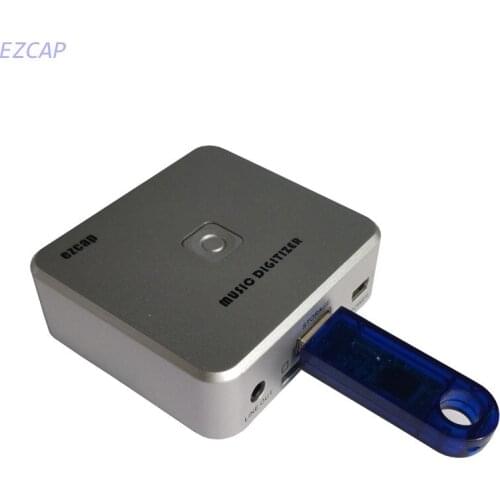 2017 new RCA L/R and 3.5mm analog Audio to MP3 Converter save in USB Flash disk or SD Card directly no PC needed, Free shipping