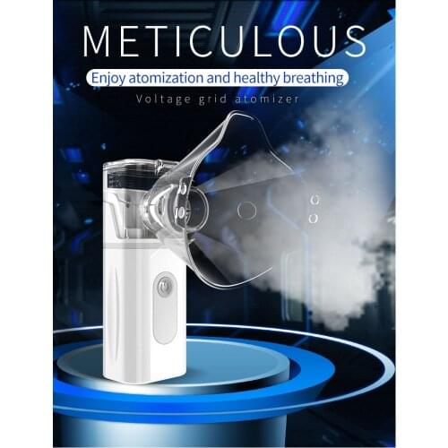 Handheld Nebulizer Inhaler Health Care For Kid Adult Portable Silent Mesh Nebulizer Autoclean Asthma Inhaler Atomizer Humidifier