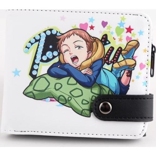 The Seven Deadly Sins Nanatsu No Taizai Meliodas Cartoon Short Button Wallet Coin Purse