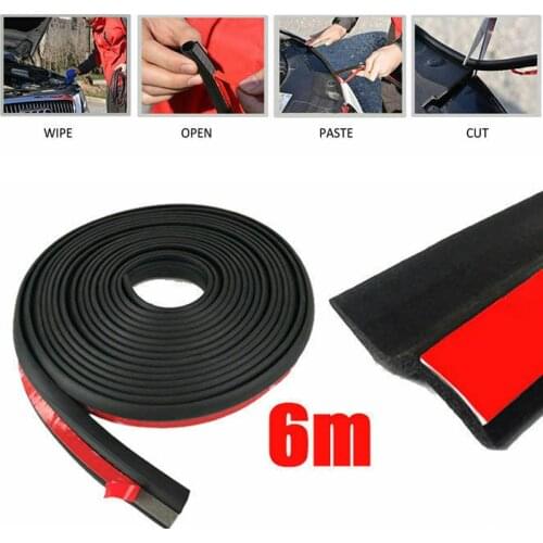 5/6/10M Car Seal Strip Parts Truck Mouldings B/Z/L Type Door Rubber Weathership Protector Exterior Noise Insulation Accessories