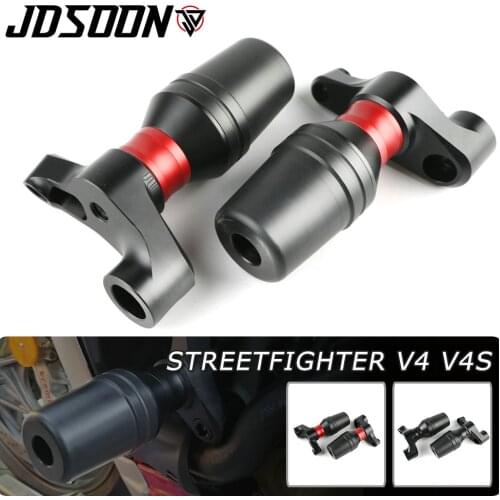 Motorcycle Falling Protection For Ducati Panigale Streetfighter V4 V4S 2017-2021 Engine Frame Slider Fairing Guard Crash Pad