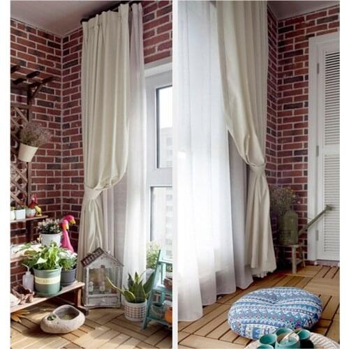 1 Panel Pure Milky White Beige Curtains for Living Room Kids Window Curtain,Modern Romantic Decoration Stage Wedding Backdrop