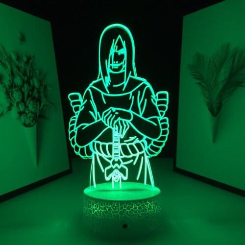 3D LED Lamp Anime Figure Nightlight for Child Bedroom Decor Birthday Gift Lamp Touch Sensor Manga Room Acrylic Table Light