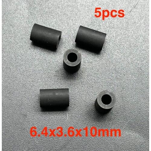 5pcs 6.4mmx3.6x10 Buffer rubber ring Shock absorption rubber pad Waterproof for cassette deck audio tape Stereo player