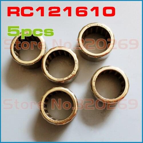 5pcs RC121610 One Way Clutch 3/4"x 1"x 5/8" Inch Shaft Nadel Bearing 19.05x25.4x15.88Mm