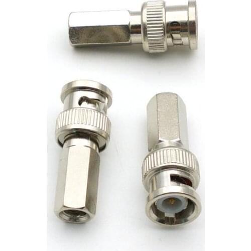 Twist-on BNC Male RG59 Connector for CCTV cameras