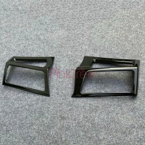 ABS Chrome Side Air Vent Cover Sticker Trim Car Decoration Accessories For Mitsubishi Delica 2020