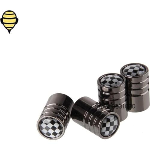 Car Accessories Auto Wheel Tire Valve Stem Caps Valve Covers for F1 logo for Mazda Subaru Vauxhall Suzuki Skoda Buick Chevrolet