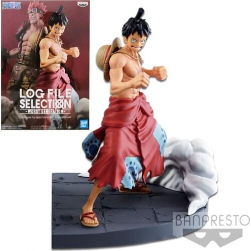 Bandai One Piece Monkey D. Luffy Garage Kit Pvc Assembly Model Western Animiation Action Figure Kids Toys