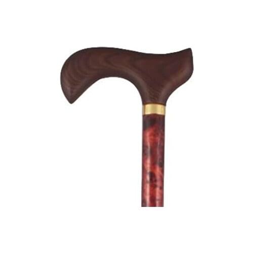 BASTÓN EXTENSIBLE ESTAMPADO BURDEOS