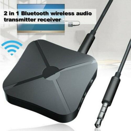 1pcs Bluetooth Wireless Transmitter Receiver Home Car Auxiliary Bluetooth Audio Adapter