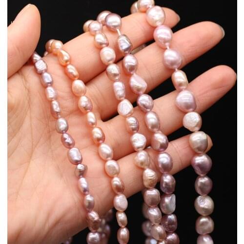 Natural Freshwater Pearl High Quality Vertical-Hole Loose Beads For Jewelry Making DIY Bracelet Earring Necklace Accessory