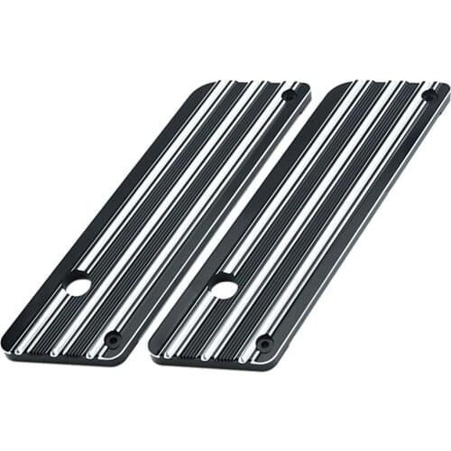 Motorcycle BLack Saddlebag Latch Cover For Harley FLT Touring Models 1993-2013 & 2014-up