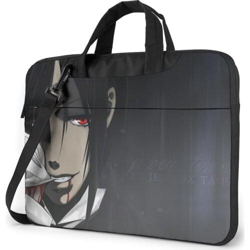 Black Butler Laptop Bag Case Cute Travelmate Computer Bag With Handle Carry Laptop Pouch
