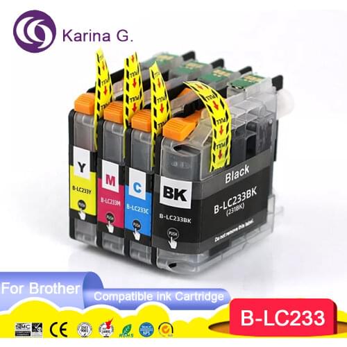 Compatible For Brother LC233 LC231 Ink Cartridge suit For Brother J680DW J880DW J4620DW MFC-J5720DW MFC-J5320DW etc