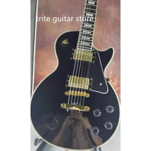 Electric guitar, electric guitar, 70s black ebony fingerboard + fingerboard binding, spot, lightning delivery