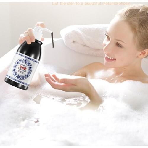 Volcanic Mud Body Wash 250ml Whitening Exfoliating Moisturizing Body Bathing Cream SANA889