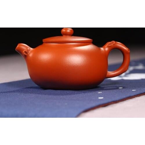 Yixing raw ore purple clay teapot master pure handmade tea set home office Kungfu teapot Zhu Ni Xinshu fragrance