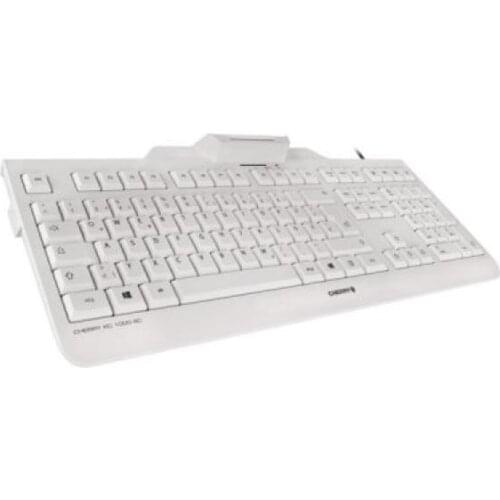 Keyboard with Reader Cherry JK-A0100ES-0 White