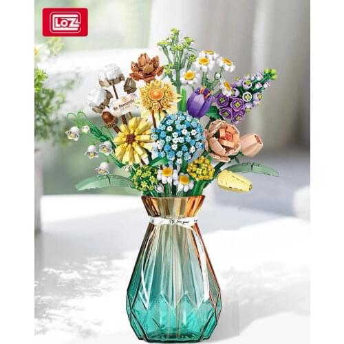 LOZ Figure Building Blocks toys action figure Children Intelligence Models Building Christmas Quiz Toys For Children