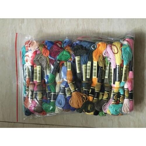 JCS hot selling The Two label 40pcs CXC threads Cross Stitch Cotton Embroidery Thread Floss Sewing Skeins Craft Dofferent Colors