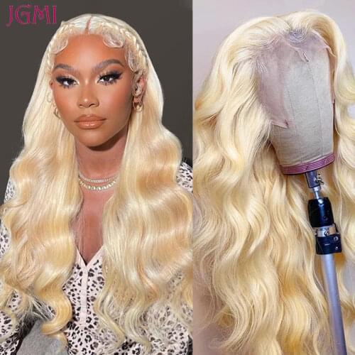 Suttie 613 Body Wave Transparent Lace Frontal Human Hair Wigs Honey Blonde 13x4 13x6 Curly Front Wig Virgin Hair For White Women